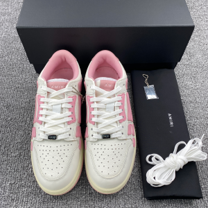 AMIRI Skel Top Low White Pink