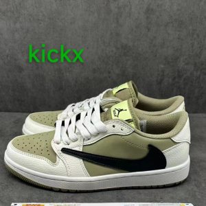 air Jordan 1 Retro low golf travis scott neutral olive (top quality)
