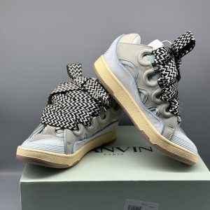 LANVIN CURB SNEAKERS Pale Blue