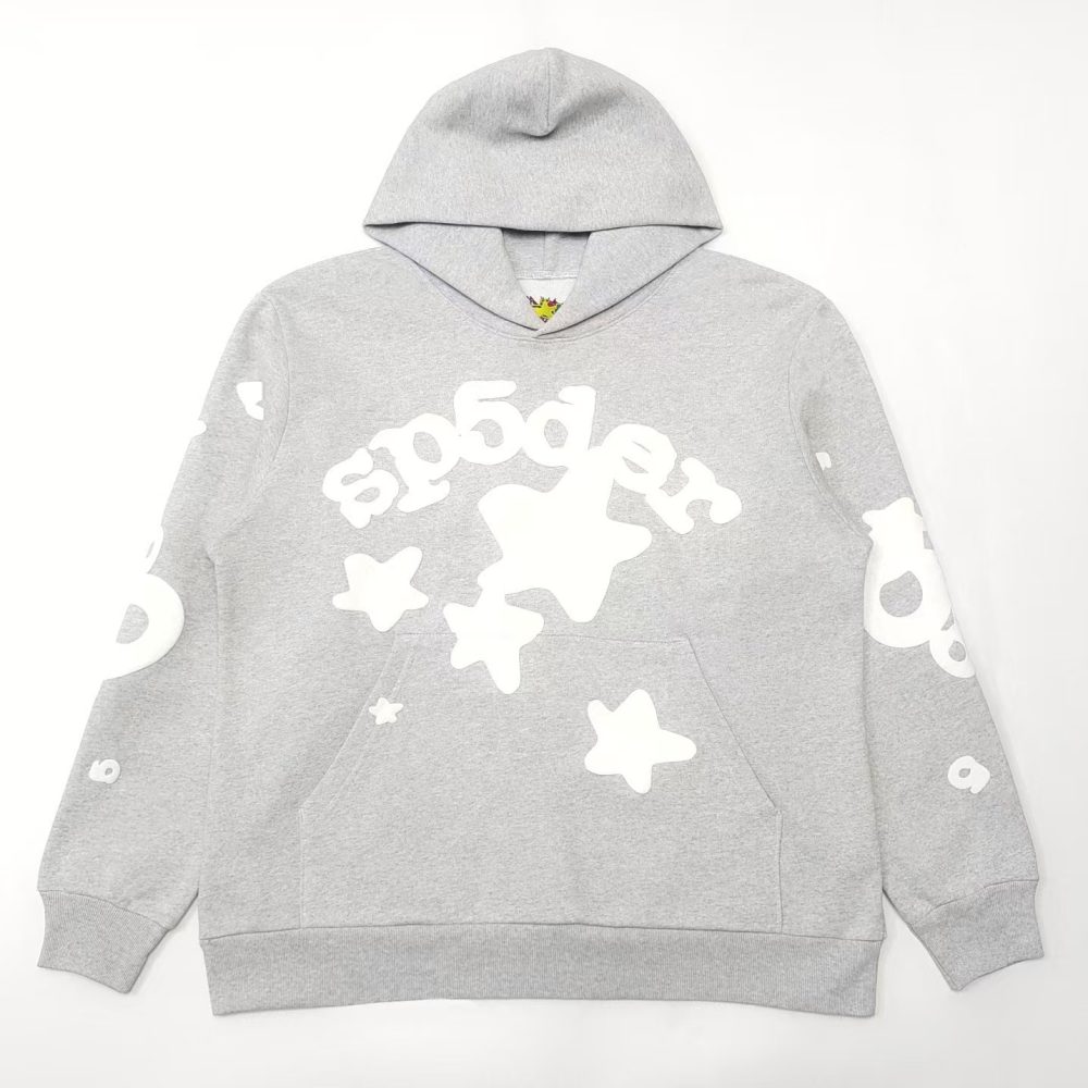 Sp5der Beluga Hoodie Heather Grey