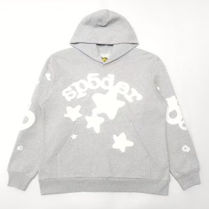 Sp5der Beluga Hoodie Heather Grey